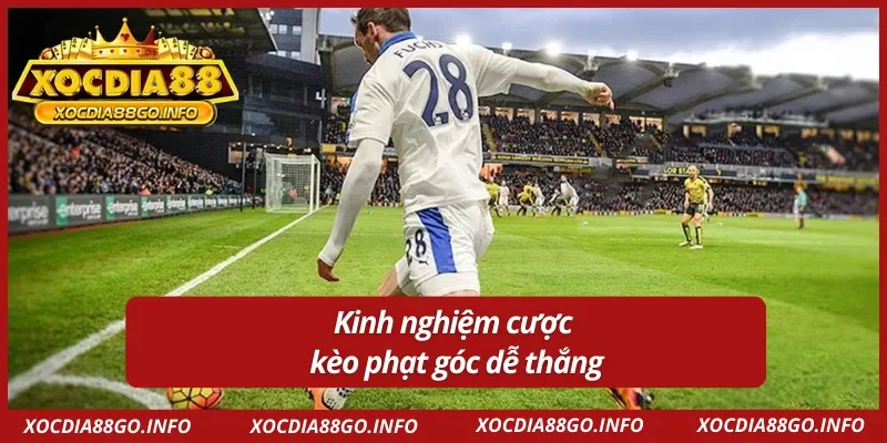 Bỏ túi kinh nghiệm cược kèo phạt góc tại cổng game
