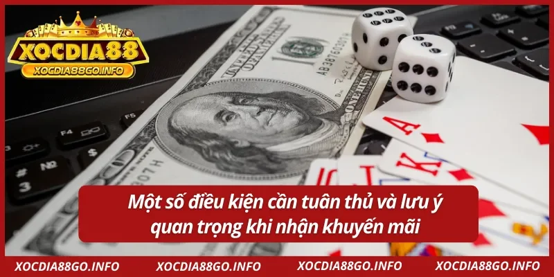 Một số điều kiện cần tuân thủ